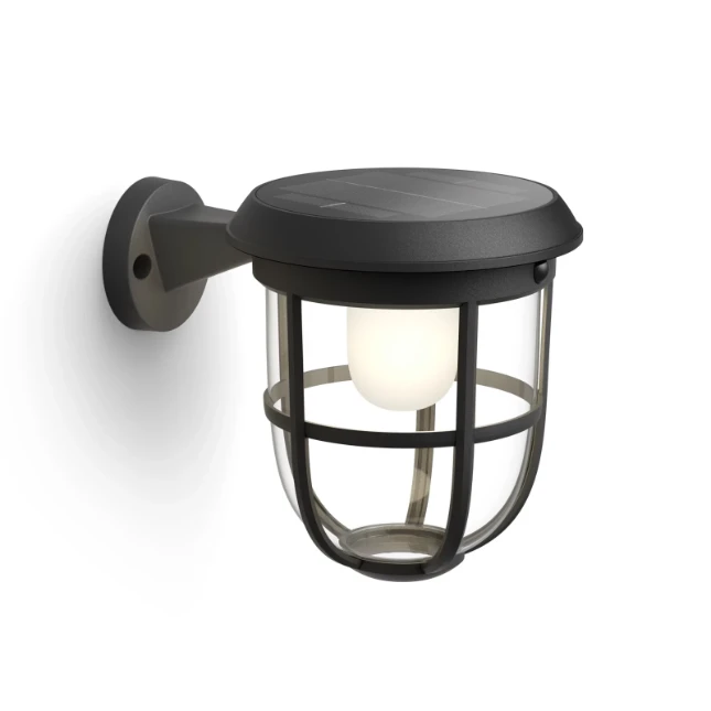 Philips Wandlamp Radii 1.3W 3000K zwart