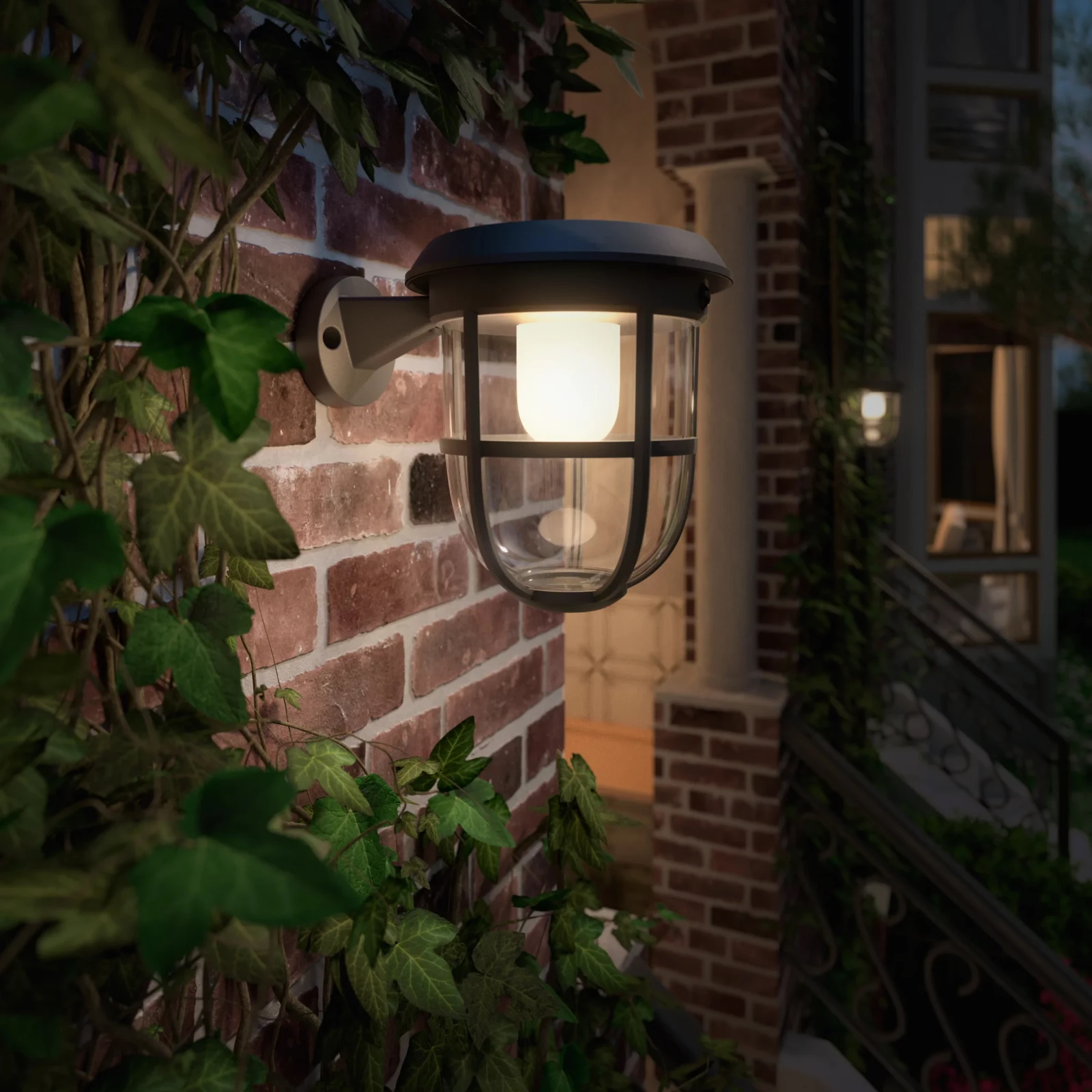 Philips Wandlamp Radii 1.3W 3000K zwart