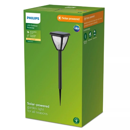 Philips Sokkellamp Vapora 1.5W 2700K zwart