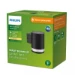 Philips Wandlamp Fyce 1.5W 2700K zwart