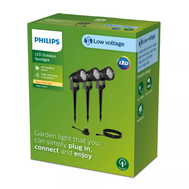 Philips Prikspot Caper zwart - startersset