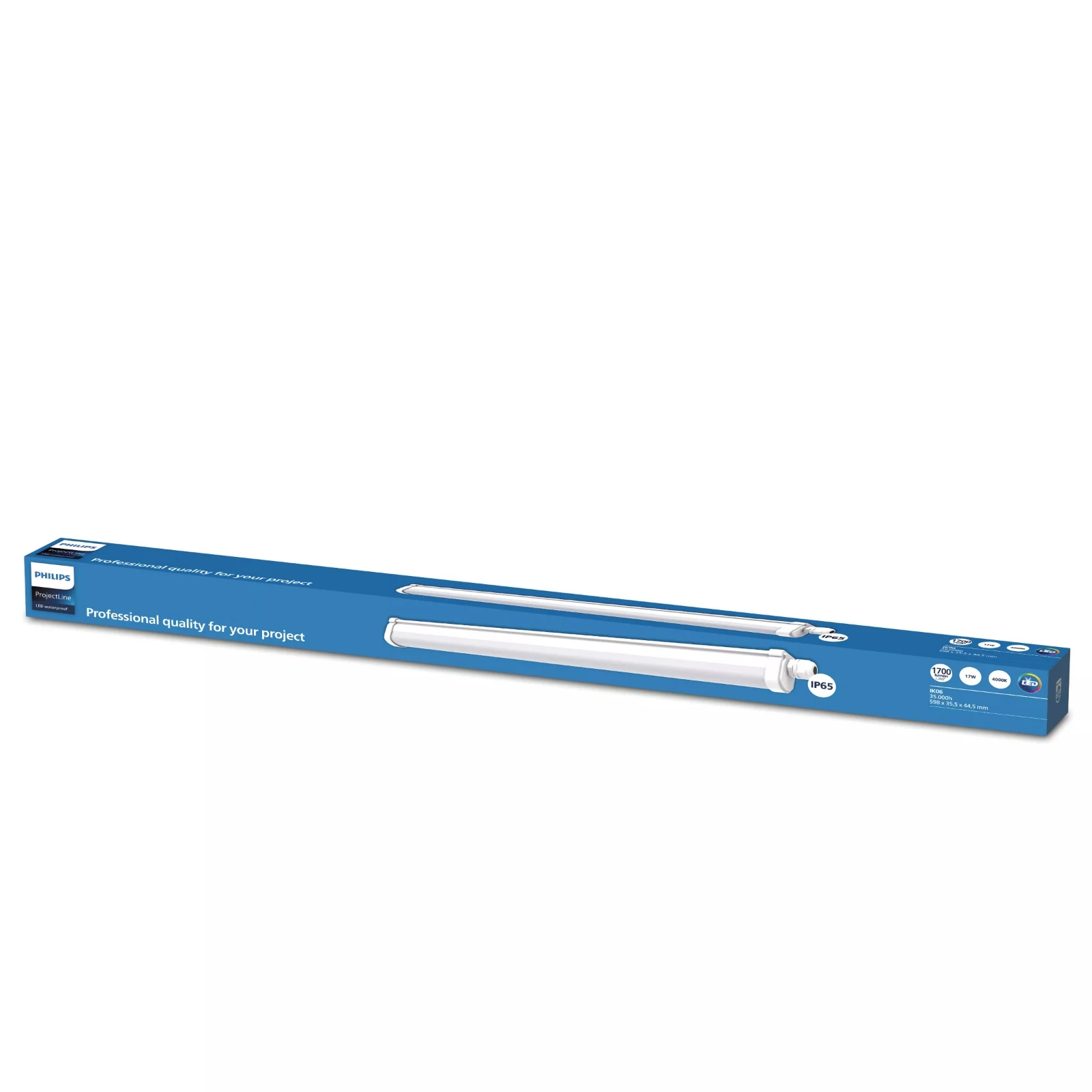 Philips Projectline LED-armatuur Waterproof 4000K WH - 600 mm