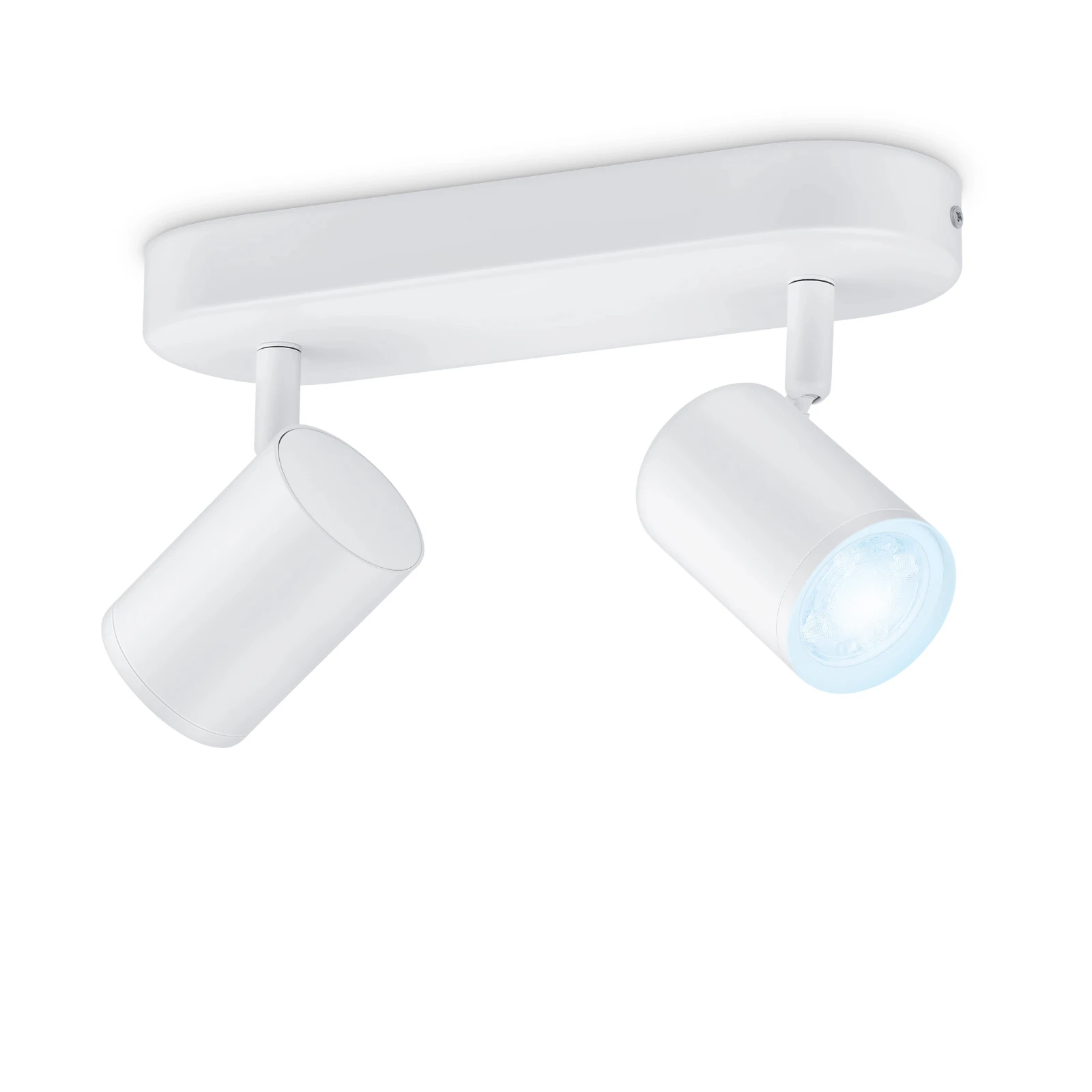 WiZ Plafondspot Imageo Wit 2x5W Wi-Fi - warm tot koelwit - rond