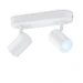 WiZ Plafondspot Imageo Wit 2x5W Wi-Fi - warm tot koelwit - rond