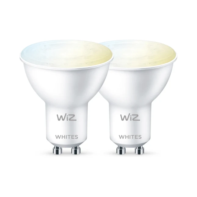 WiZ LED-spot GU10 50W Wi-Fi - warm tot koelwit (2 stuks)