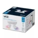 WiZ Plafondspot Imageo Wit 4x5W Wi-Fi - gekleurd en wit - vierkant