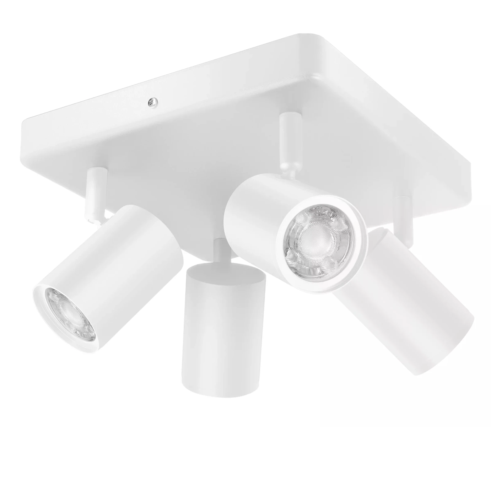 WiZ Plafondspot Imageo Wit 4x5W Wi-Fi - gekleurd en wit - vierkant