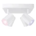 WiZ Plafondspot Imageo Wit 4x5W Wi-Fi - gekleurd en wit - vierkant