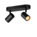 WiZ Plafondspot Imageo Zwart 2x5W Wi-Fi - gekleurd en wit - recht
