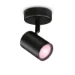 WiZ Opbouwspot Imageo Zwart 1x5W Wi-Fi - gekleurd en wit - rond
