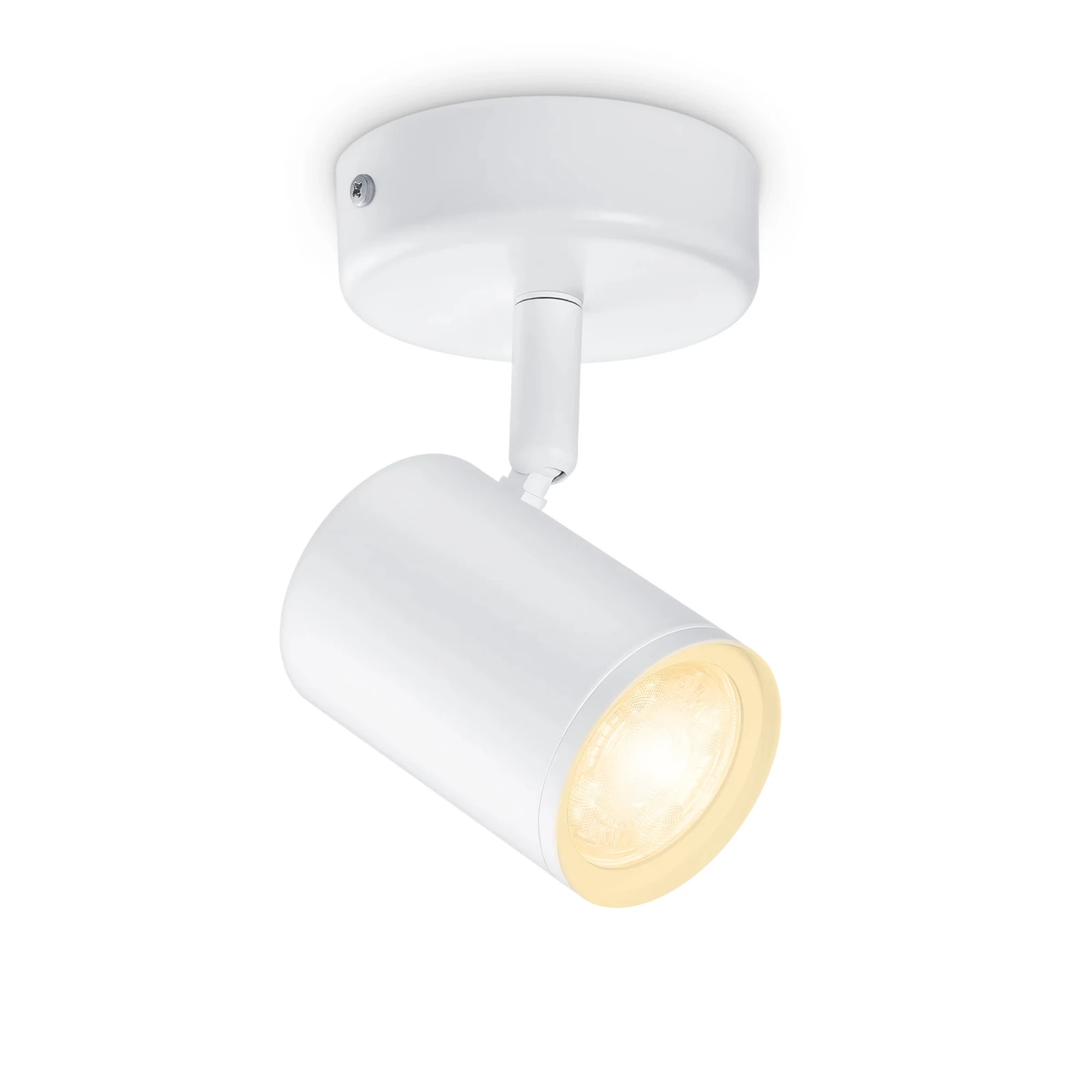 WiZ Opbouwspot Imageo Wit 1x5W Wi-Fi - warm tot koelwit - rond