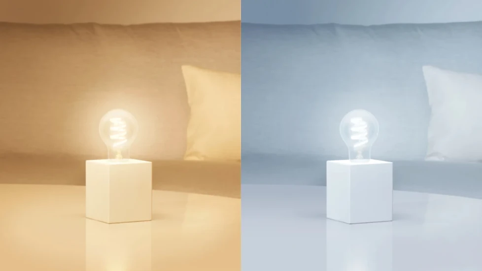 WiZ LED-filament E27 40W Wi-Fi - gekleurd en wit