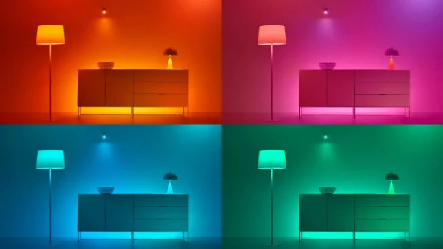 WiZ LED-lamp E27 60W Wi-Fi - gekleurd en wit
