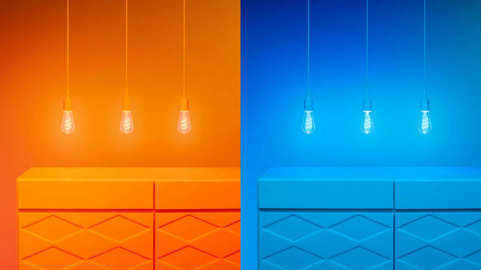 WiZ LED-filament Edison E27 40W Wi-Fi - gekleurd en wit