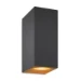WiZ Wandlamp Up and Down Zwart GU10 2x5W Wi-Fi - gekleurd en wit