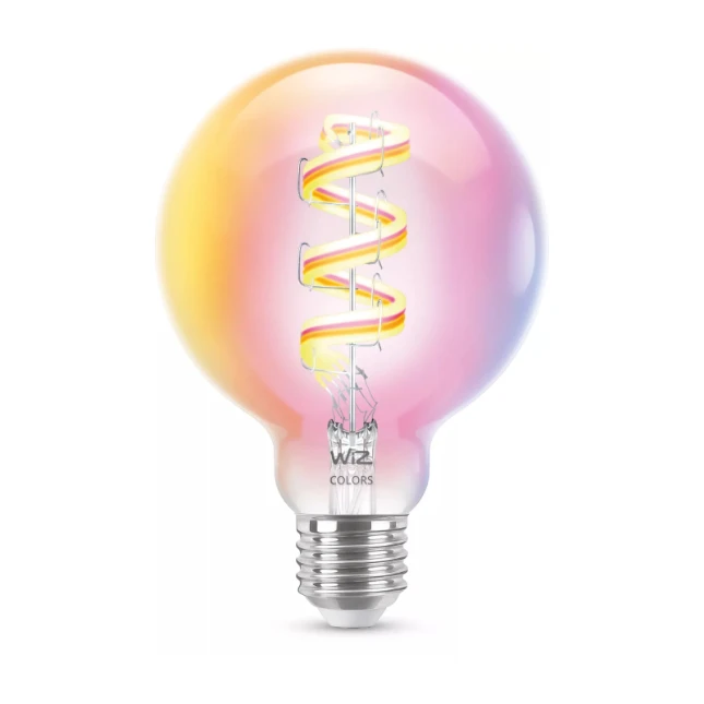 WiZ LED-filament Globe E27 40W Wi-Fi - gekleurd en wit