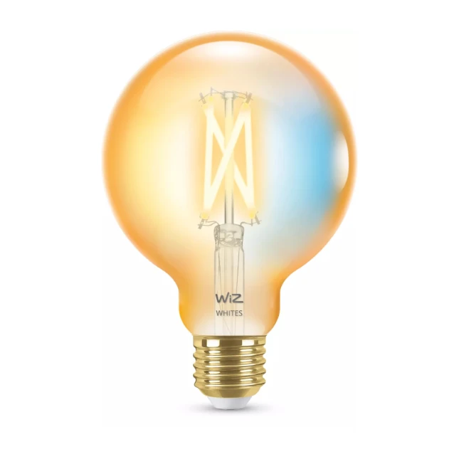 WiZ LED-filament Globe E27 50W Wi-Fi - warm tot koelwit
