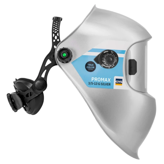 GYS Lashelm LCD Promax 9-13 G True Color zilver