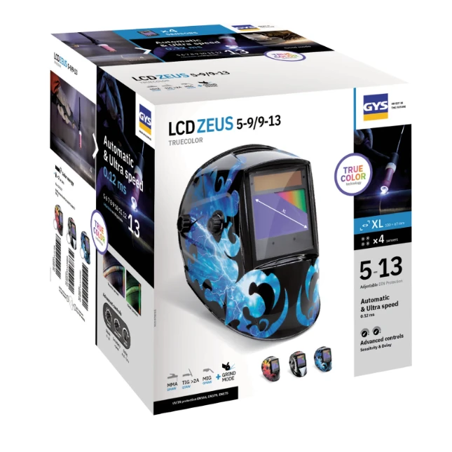 GYS Lashelm LCD Zeus 5-9/9-13 G Cosmic True Color