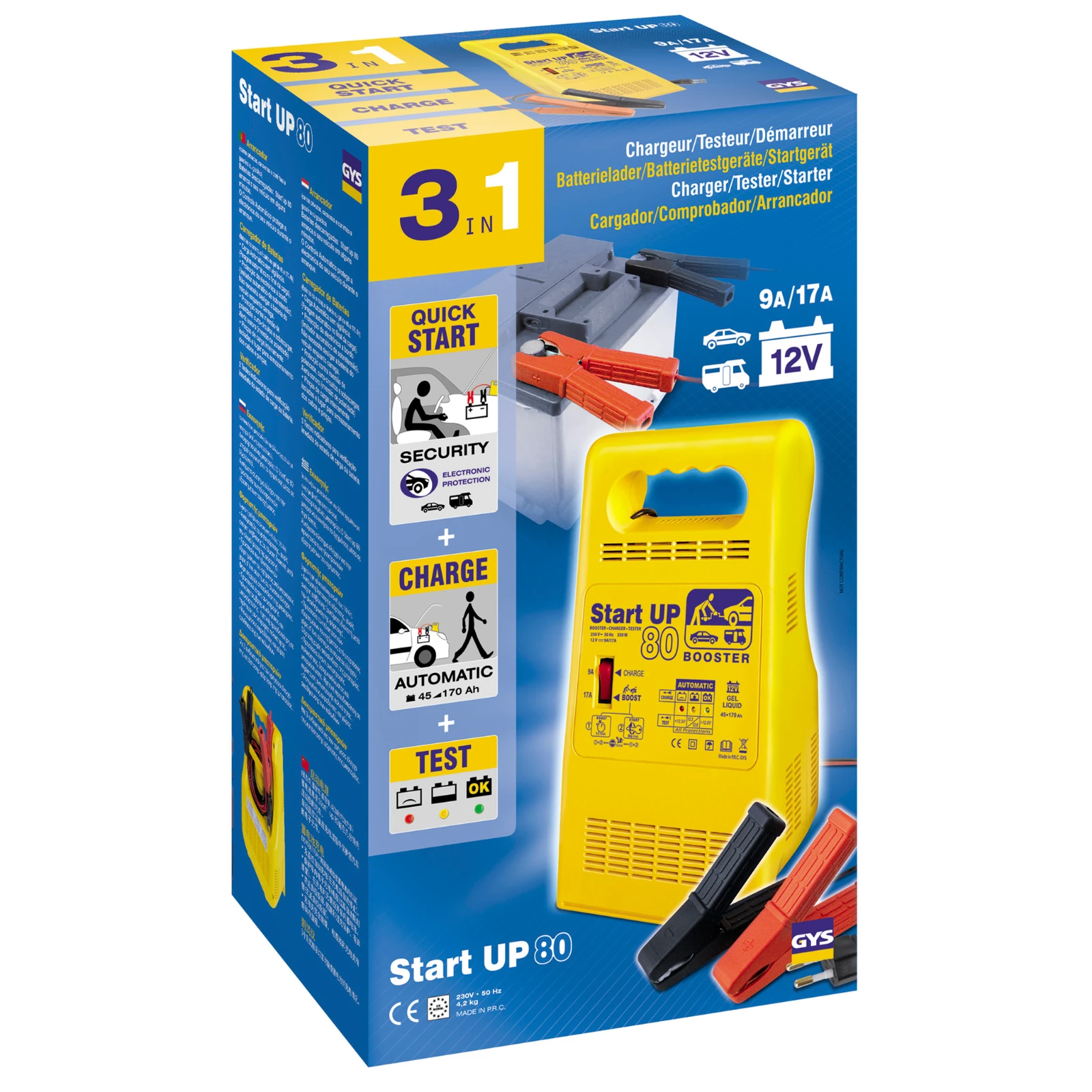 GYS-chargeur-démarreur automatique STARTUP 80