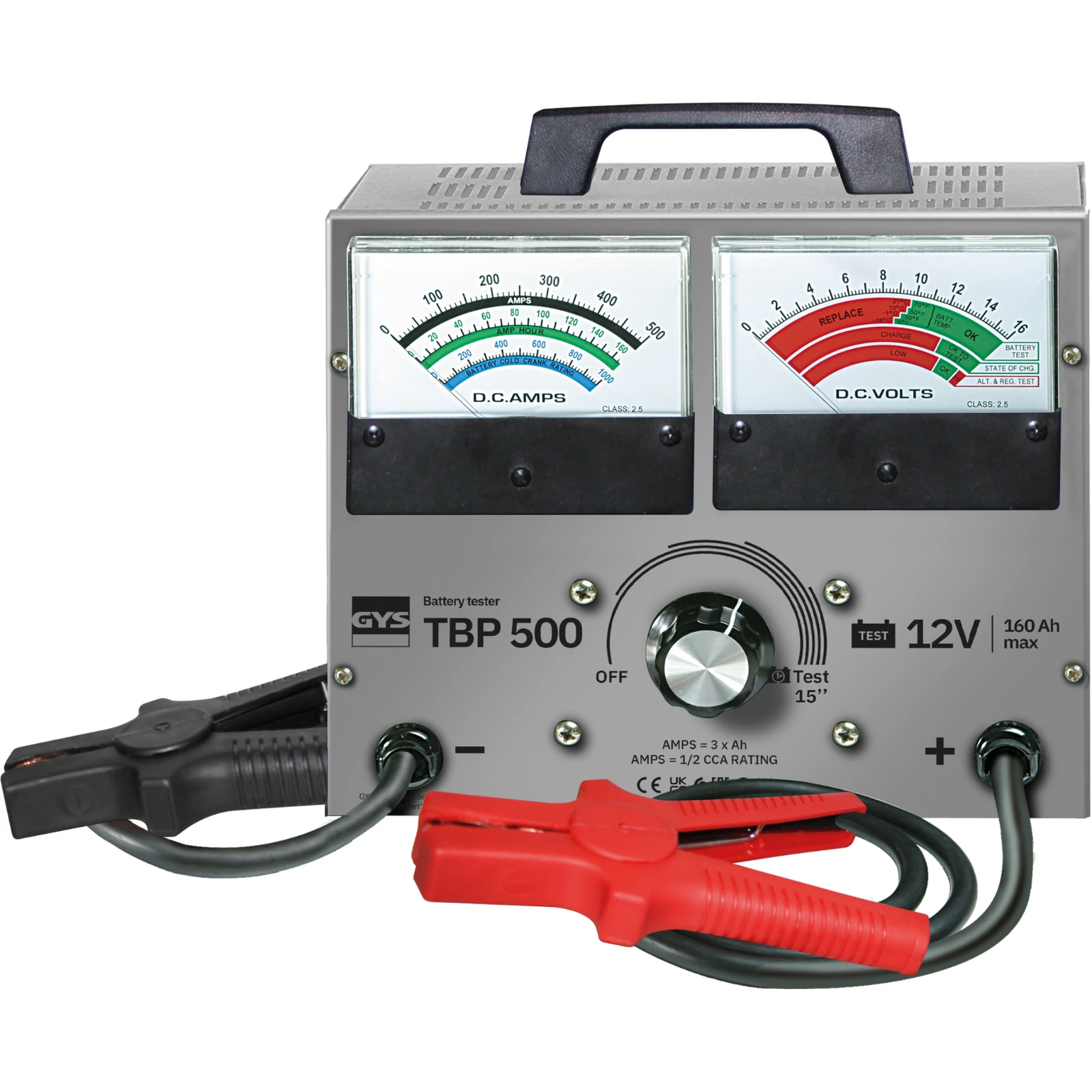GYS Accutester TBP 500 analoog 12V 10-160Ah
