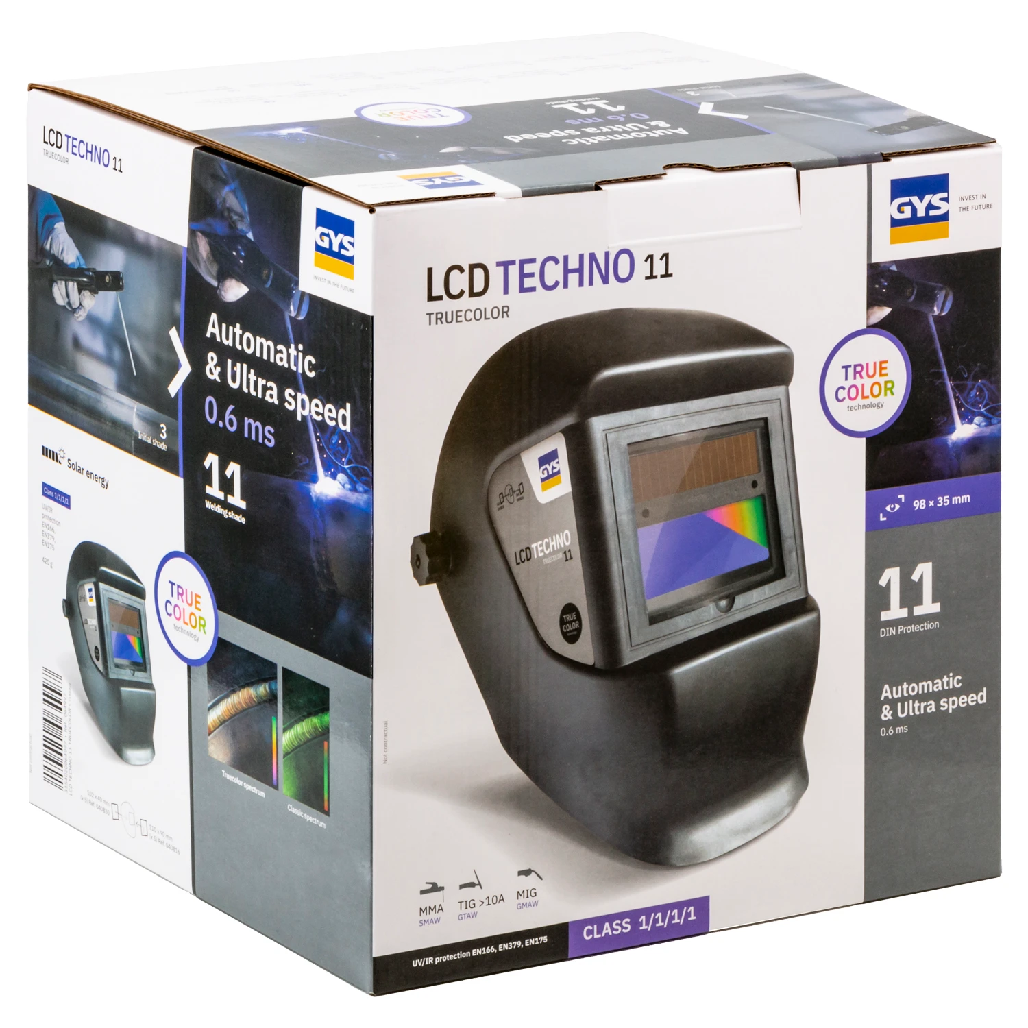 GYS Lashelm LCD Techno 11 True Color