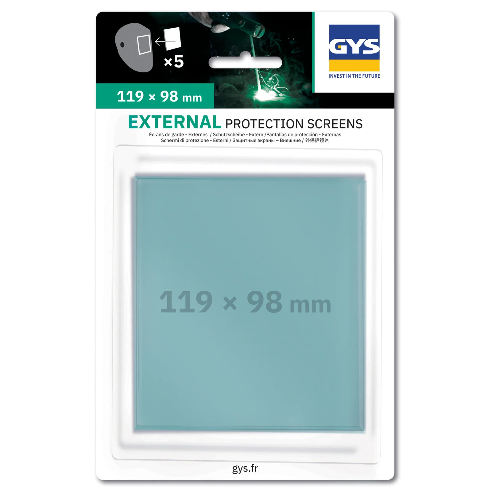 GYS Reserve lasglas ext 119x98 EXPERT 11 (5 stuks)