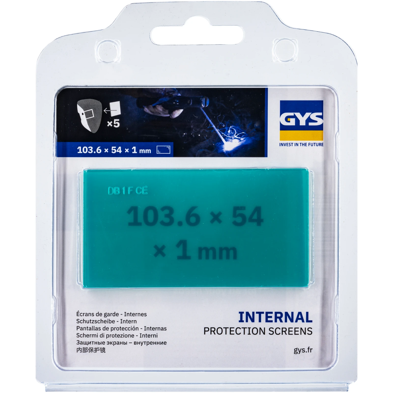 GYS Interne lasglazen103,6x54 (5 stuks)