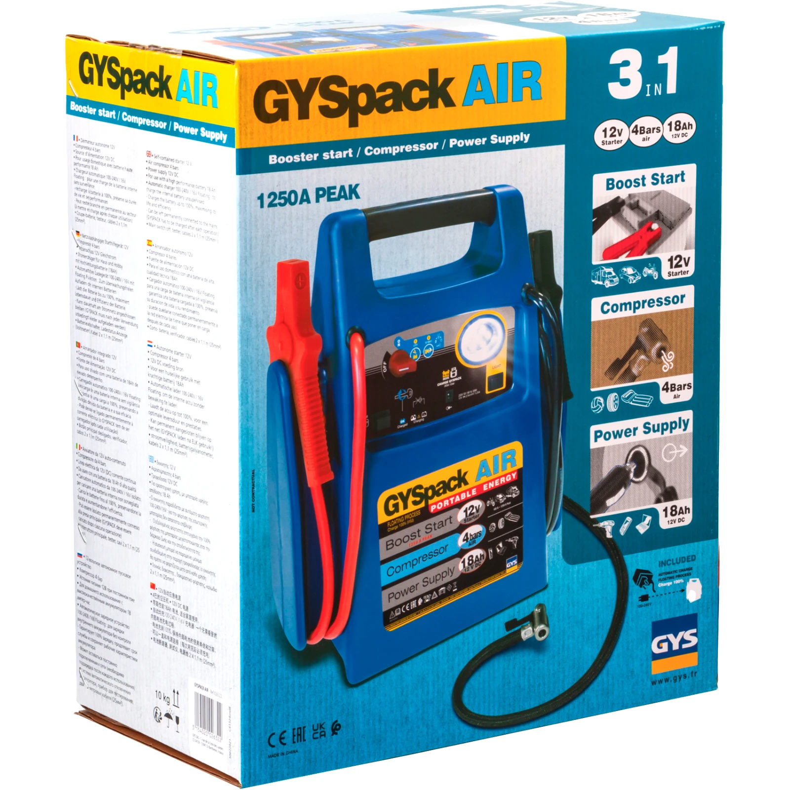 GYS Startbooster GYSPACK AIR 12V