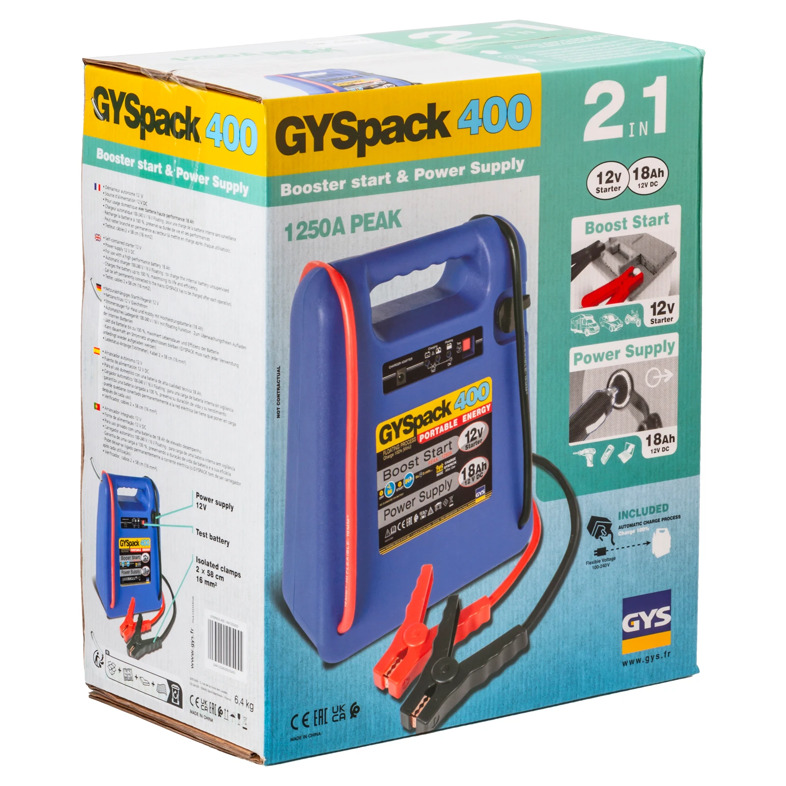 GYS Startbooster GYSPACK 400 12V