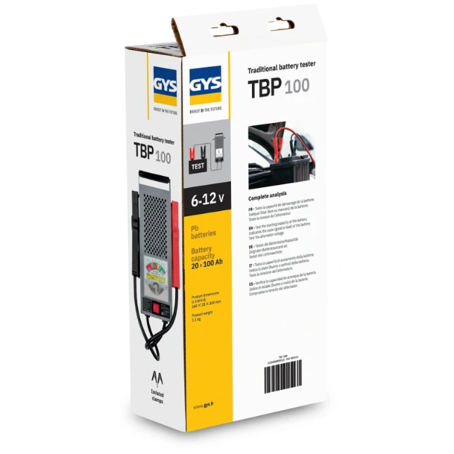 GYS Accutester TBP 100 analoog 12V 20-100Ah