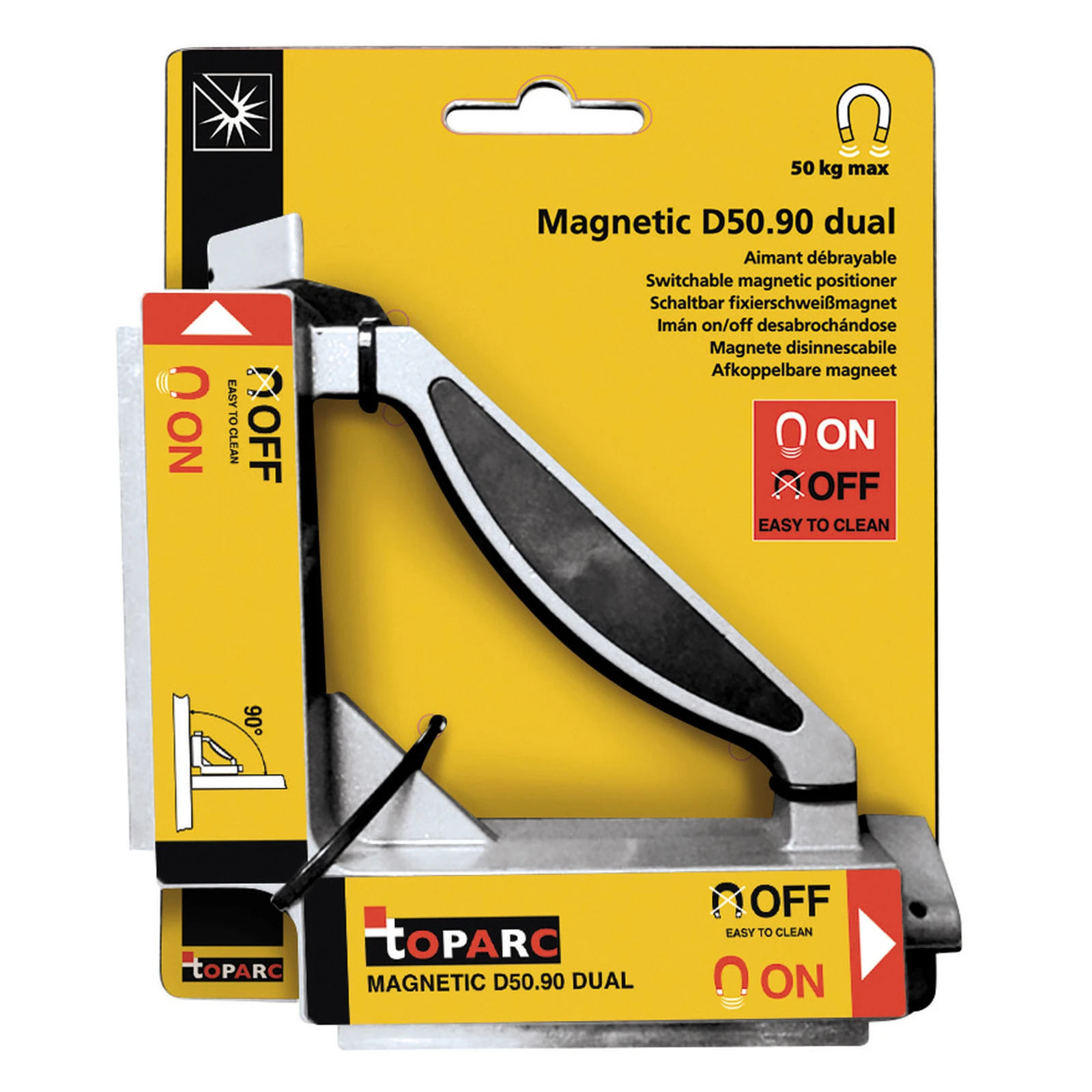 GYS Lasmagneet D50.90 haaks - afkoppelbaar