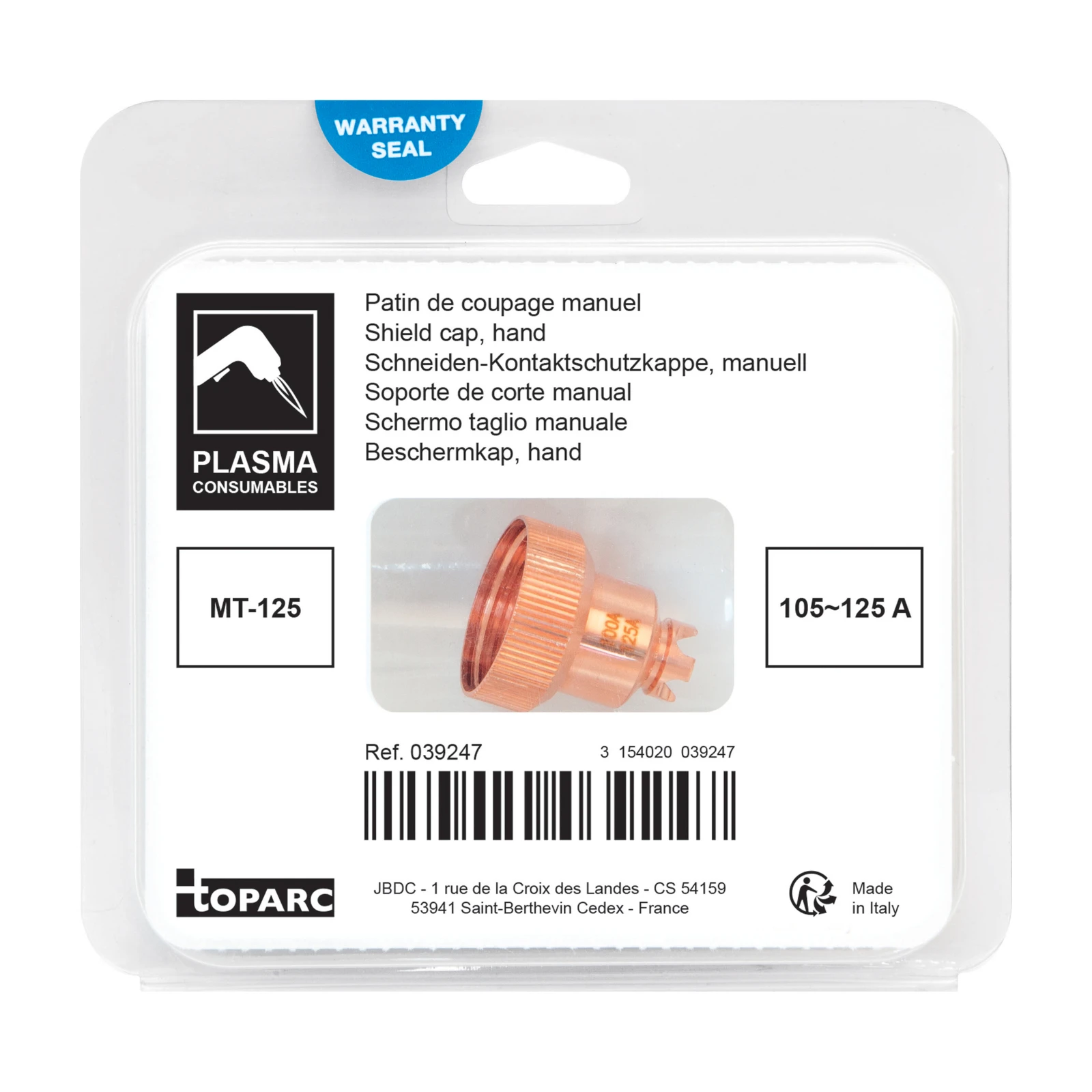 GYS Beschermkap voor plasma toorts 105/125A