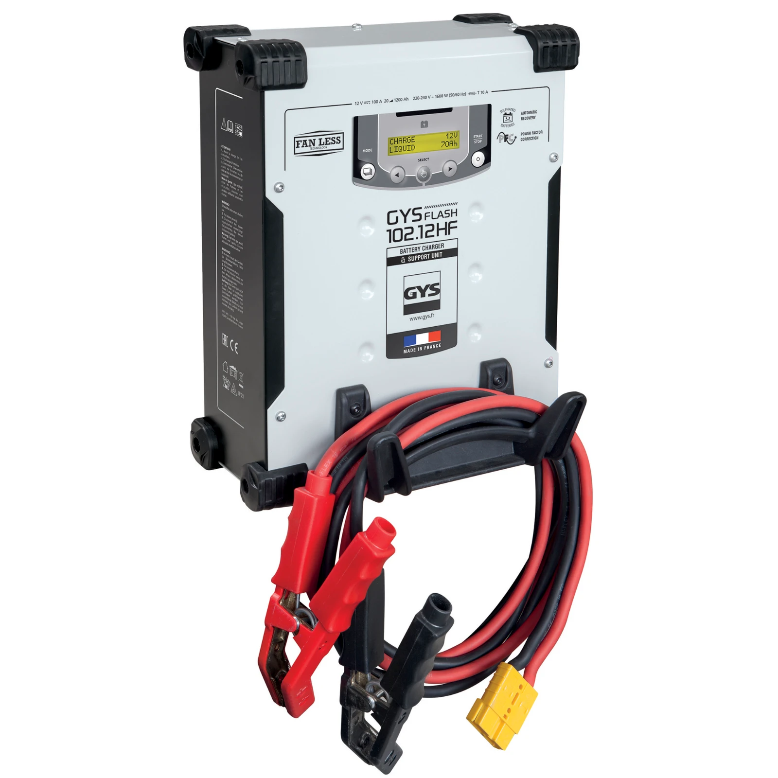 GYS Acculader GYSFLASH 102.12 HF 5M kabel 12V