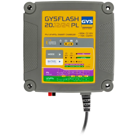 GYS Acculader GYSFLASH 20.12-24 PL 12/24V