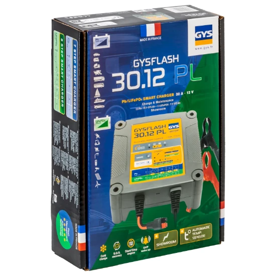 GYS Acculader GYSFLASH 30.12 PL 12V
