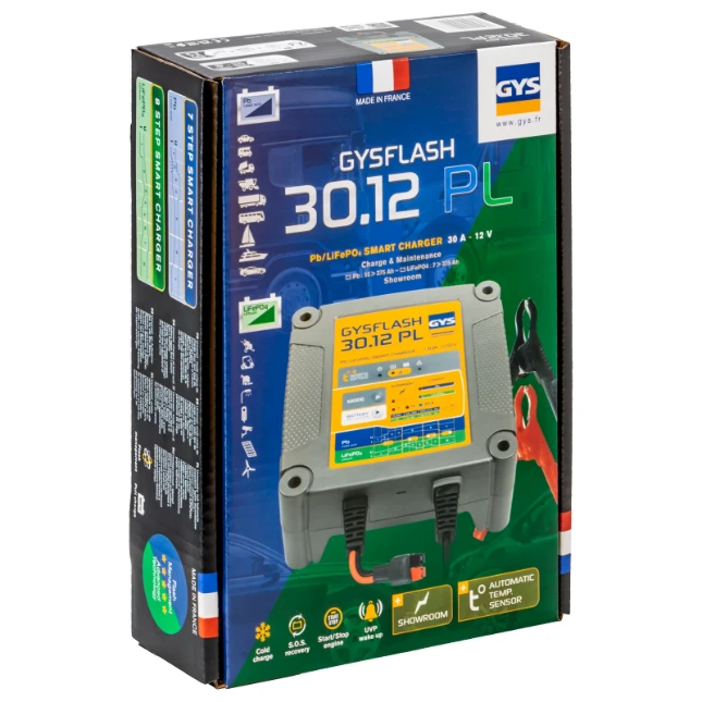 GYS Acculader GYSFLASH 30.12 PL 12V