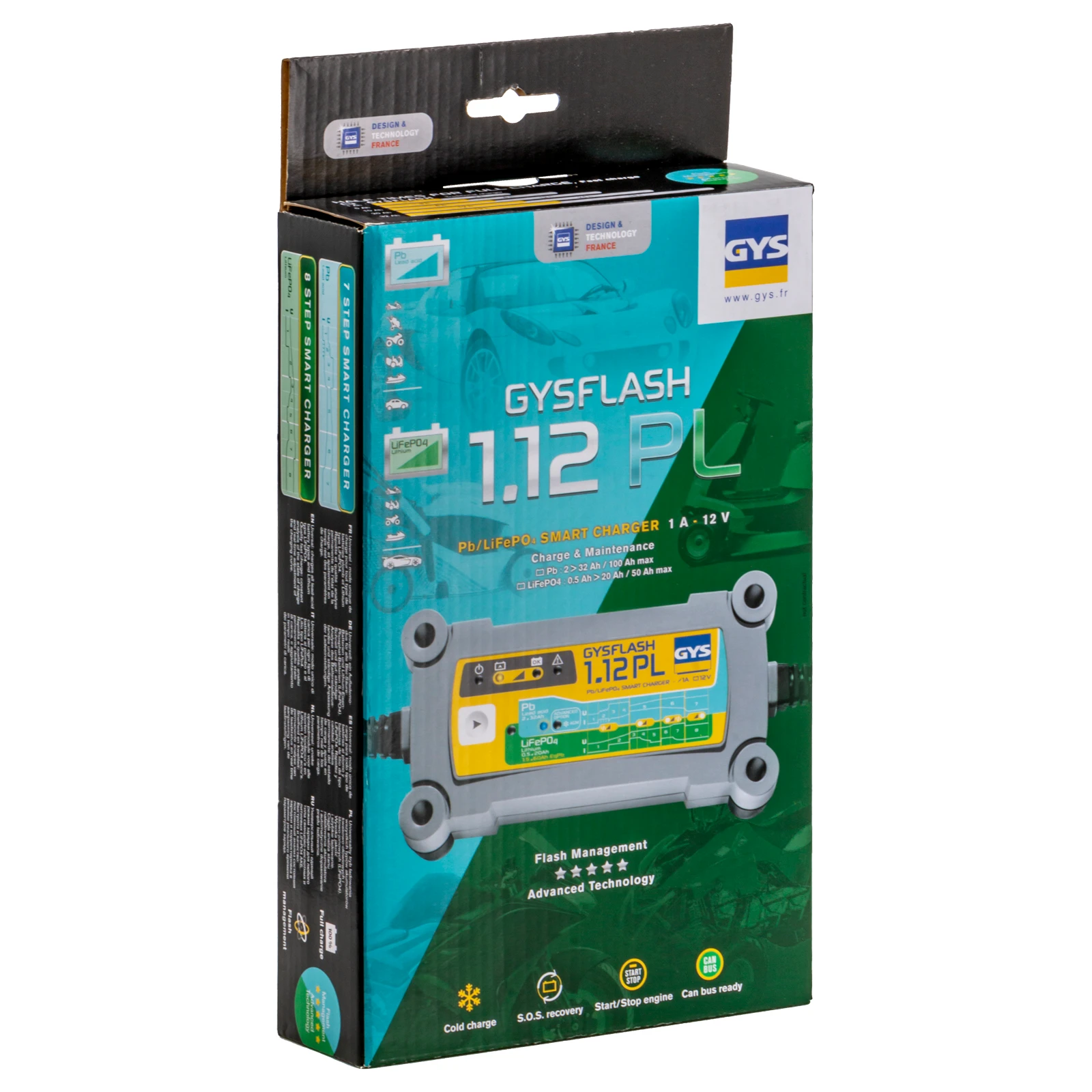 GYS Acculader GYSFLASH 1.12 PL 12V