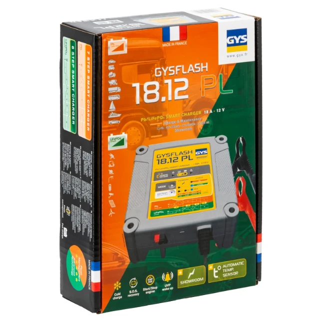 GYS Acculader GYSFLASH 18.12 PL 12V
