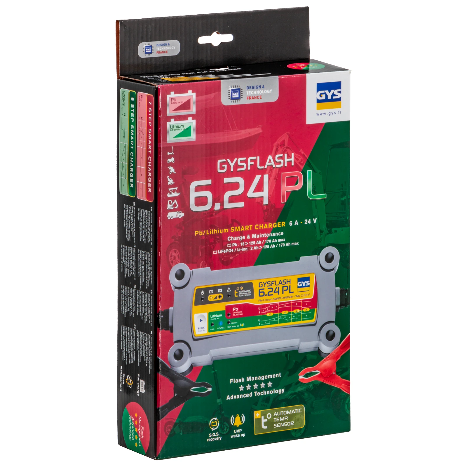 GYS Acculader GYSFLASH 6.24 PL 24V