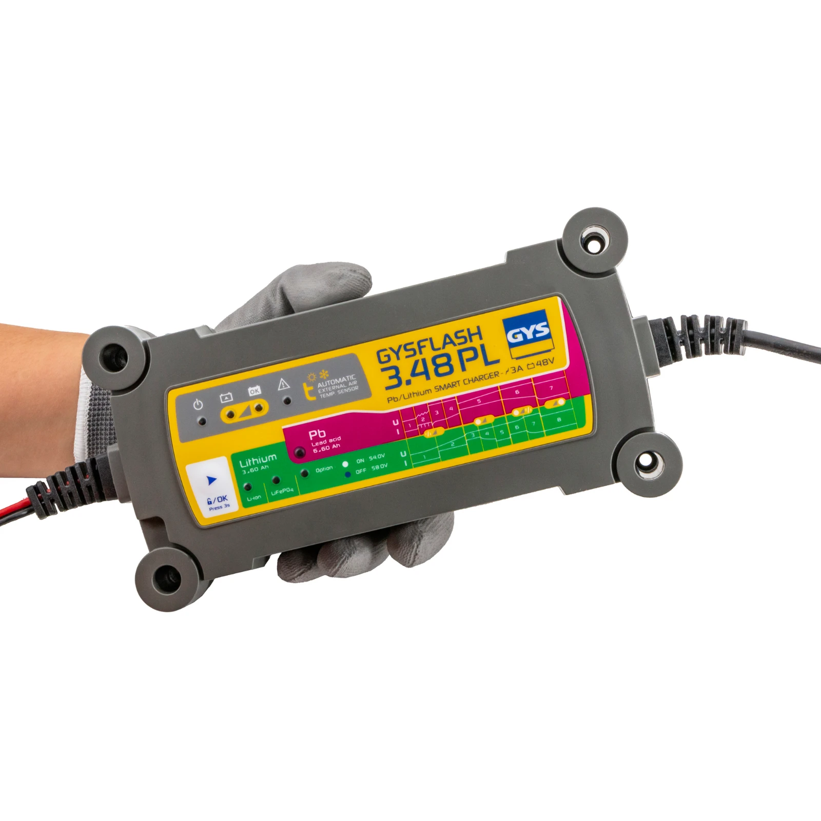 GYS Acculader GYSFLASH 3.48 PL 48V