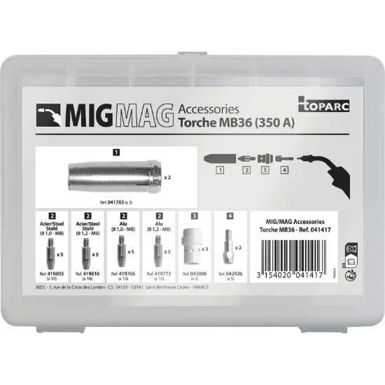 GYS Toebehorenset MB36 MIG/MAG toorts 350A