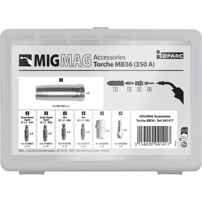 GYS Toebehorenset MB36 MIG/MAG toorts 350A