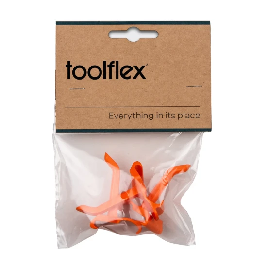 Toolflex One Gereedschapshaken Oranje (3 stuks)