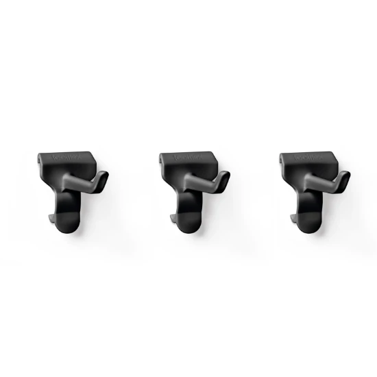 Toolflex One Gereedschapshaken Zwart (3 stuks)