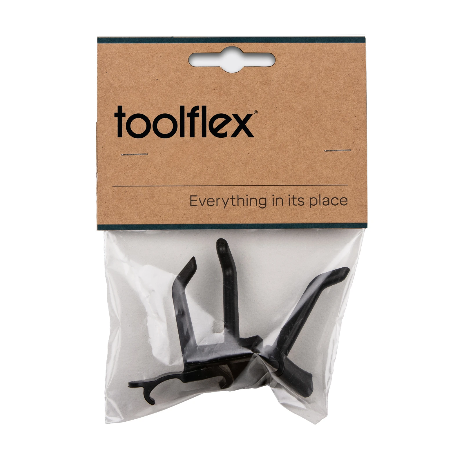 Toolflex One Gereedschapshaken Zwart (3 stuks)