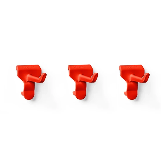 Toolflex One Gereedschapshaken Rood (3 stuks)