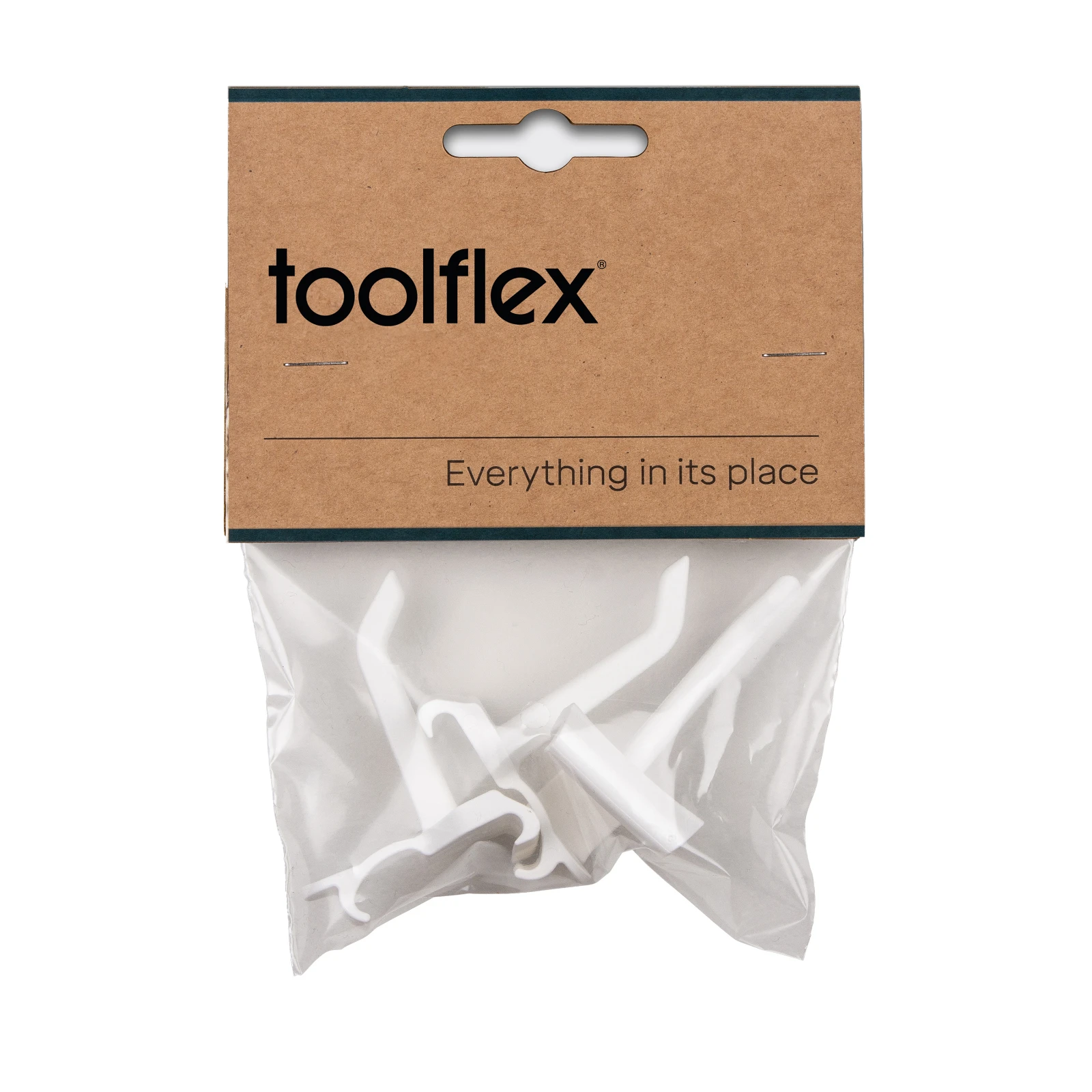 Toolflex One Gereedschapshaken Wit (3 stuks)