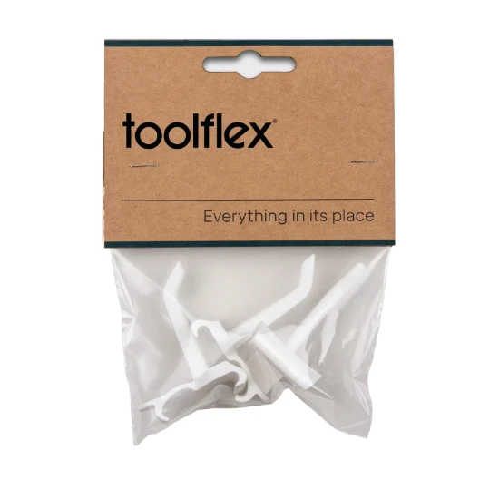 Toolflex One Gereedschapshaken Wit (3 stuks)