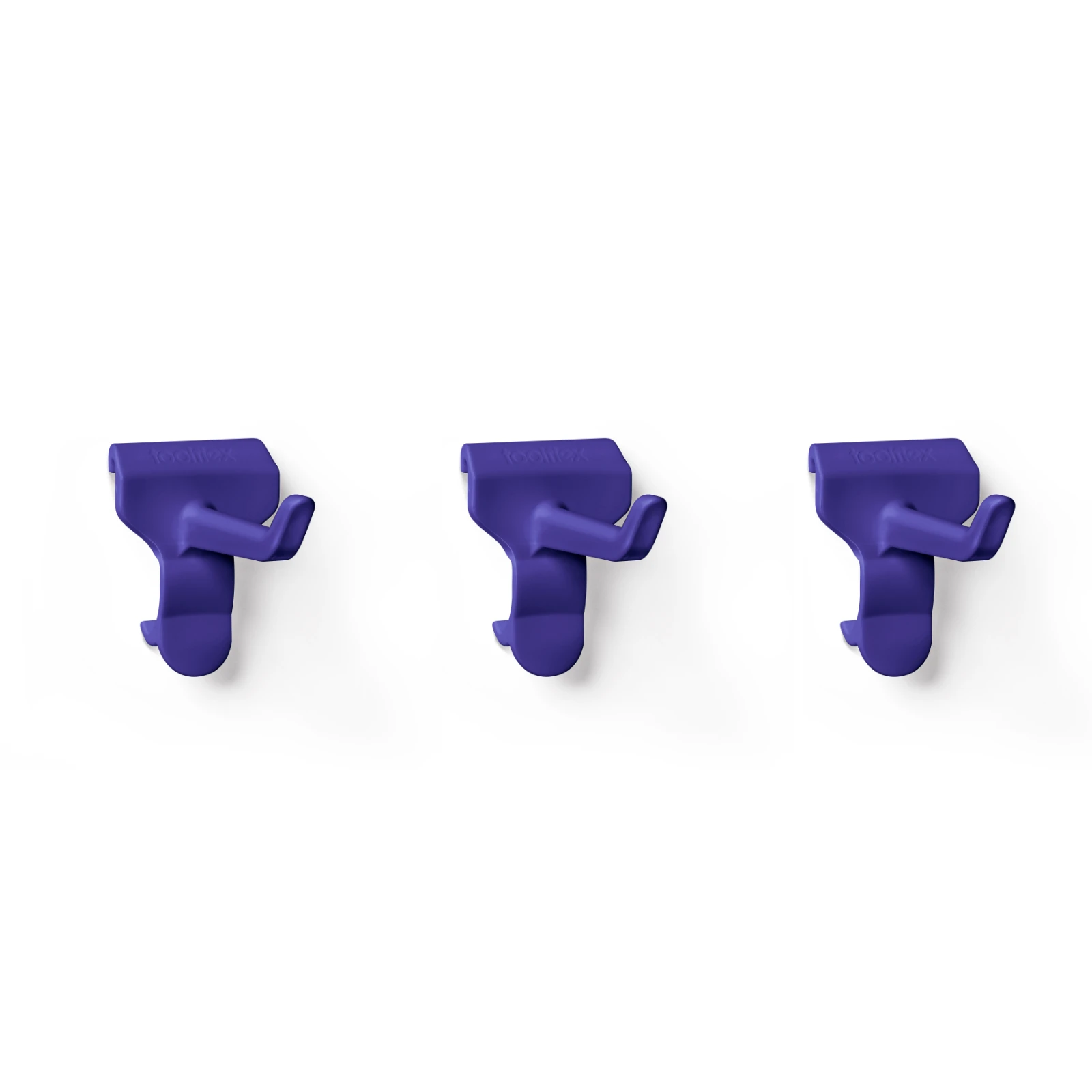 Toolflex One Gereedschapshaken Paars (3 stuks)